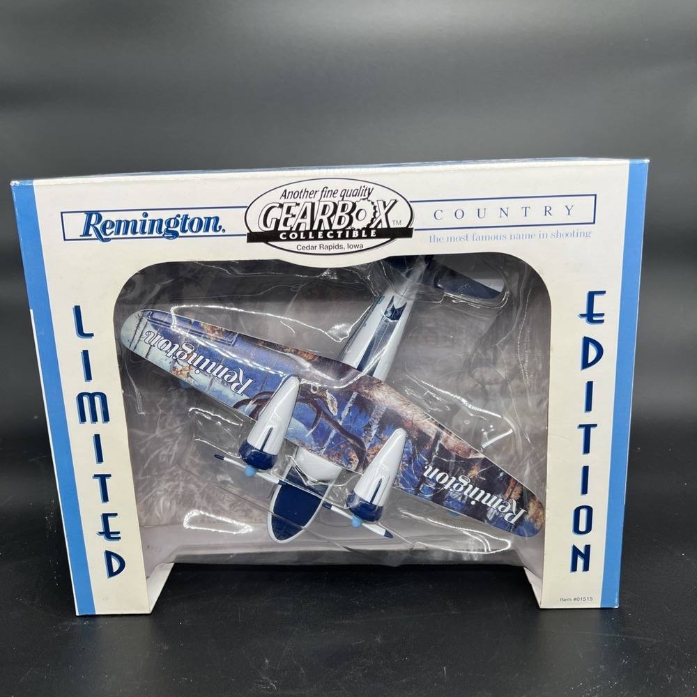 Remington Country,Grumman Goose Gearbox Diecast Plane, NEW in Box